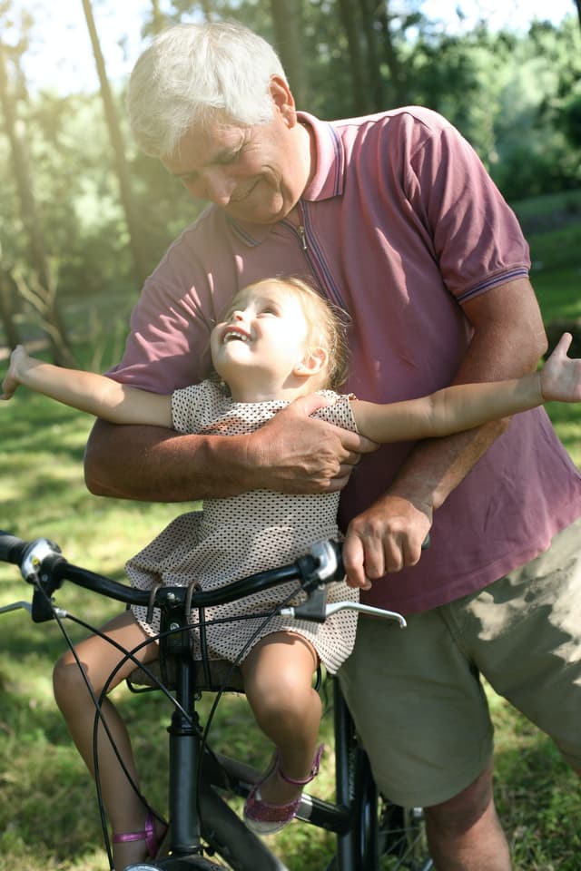 Famille en roue libre !